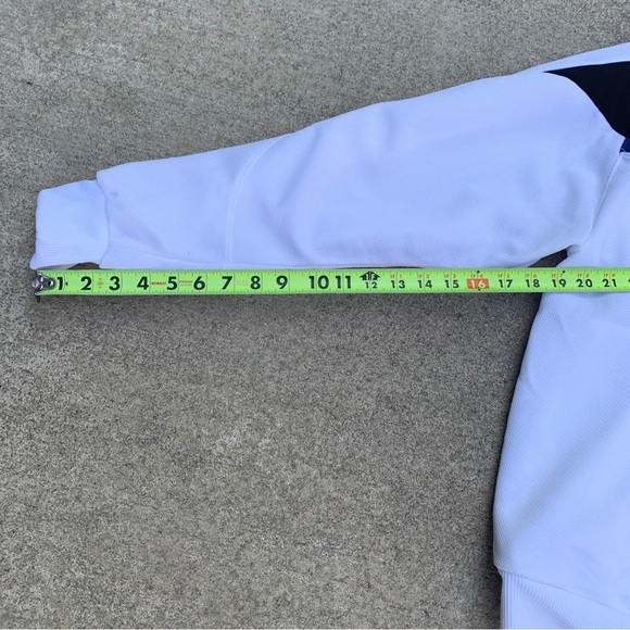 Lightweight Vintage Mens Starter Jacket Size XL 46/48 White  Windbreaker Coat - Picture 7 of 8